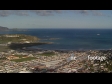 Wellington Airport Air NZ Plane Landing, Aerial 2568
